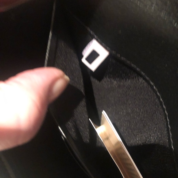 NWT in box Jimmy Choo black leather shoulder bag with gold chain strap - Picture 3 of 8